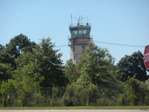 Air Tower at the former Richards-Gebaur Air Force Base in Belton, Missouri taken on 6-6-10-Sun. The tower still stands, but the airport is closed, as is the base before it.