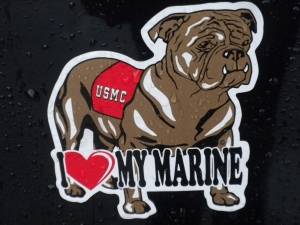 I Love My Marine: A rainy day in Kansas-Car Magnet-Overland Park, KS-6/13/10-Sat.